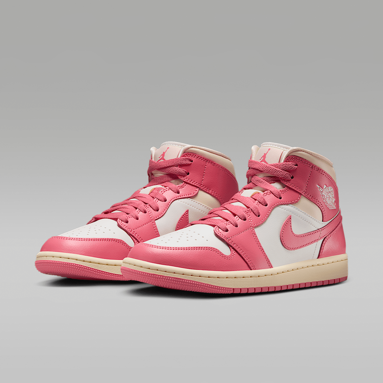 Nike Air Jordan 1 Mid sneaker Sail/Guava Ice/Muslin/Pink Salt