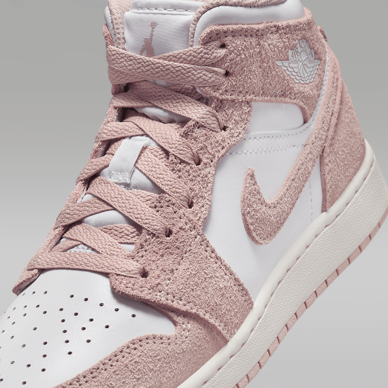 Nike Air Jordan 1 Mid sneaker Wit/Sail/Legend Pink