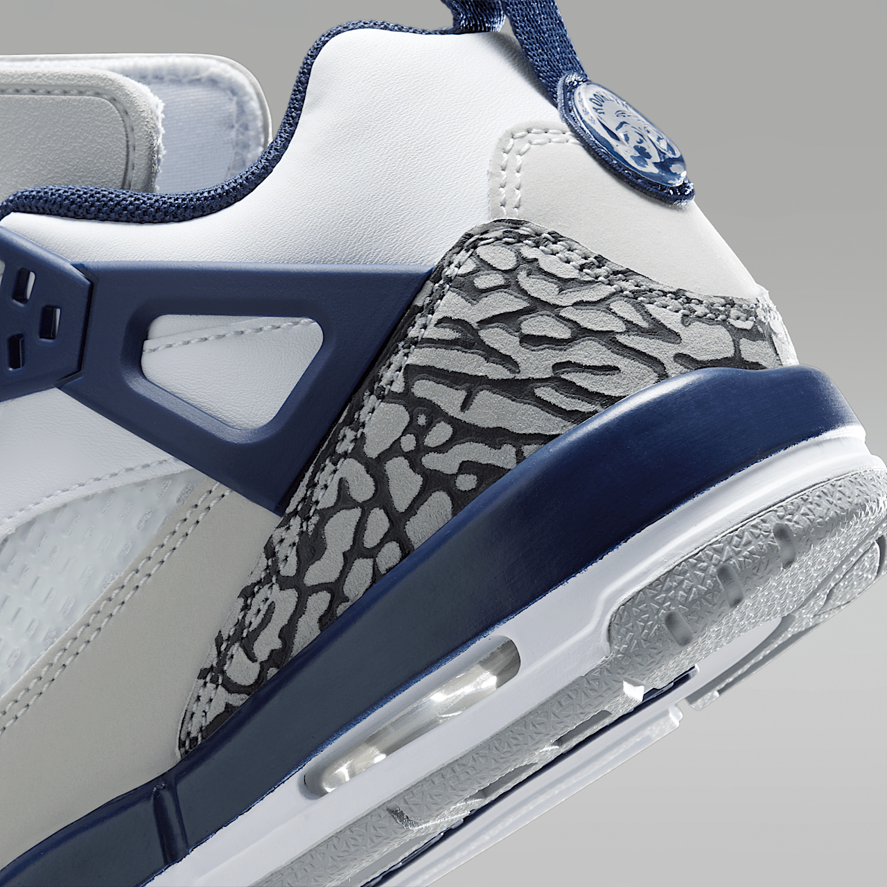 Nike Jordan Spizike Low sneaker Wit/Neutral Grey/Anthracite/Midnight Navy