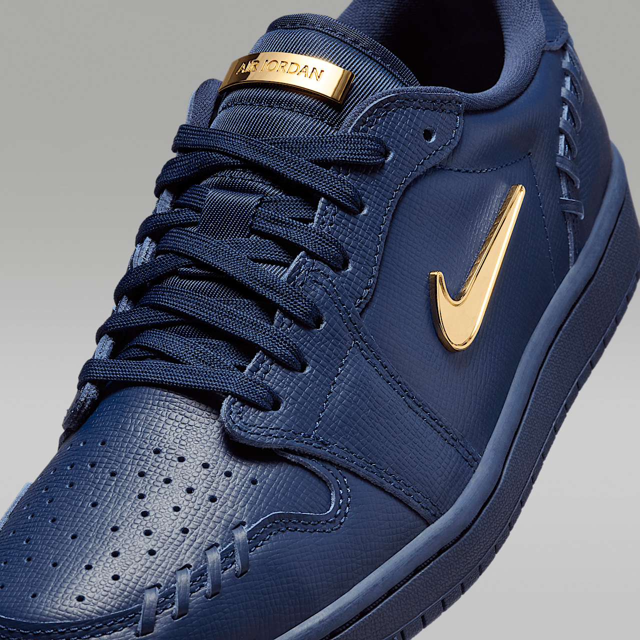 Nike Air Jordan 1 Low sneaker Midnight Navy/Midnight Navy/Metallic Gold