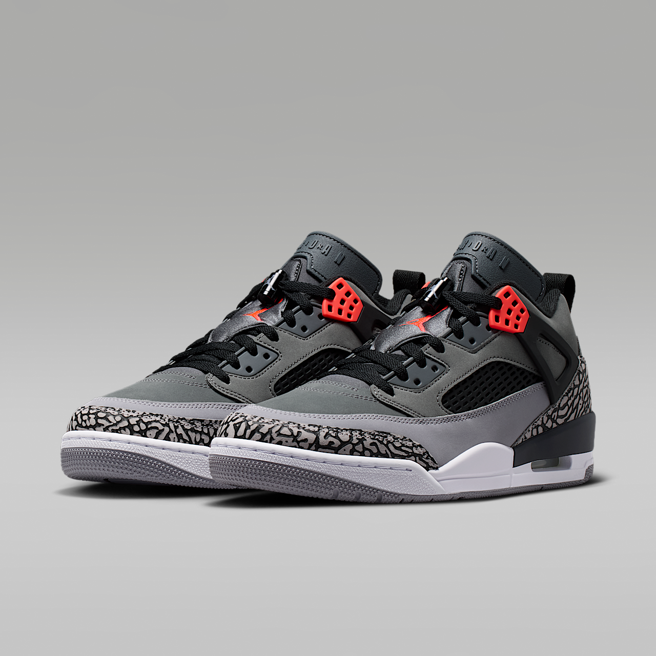 Nike Jordan Spizike Low sneaker Dark Grey/Zwart/Cement Grey/Infrared