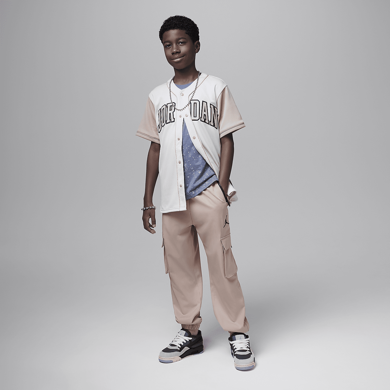 Nike Air Jordan sneaker Iron Grey/Off Noir/Dark Smoke Grey/Chambray