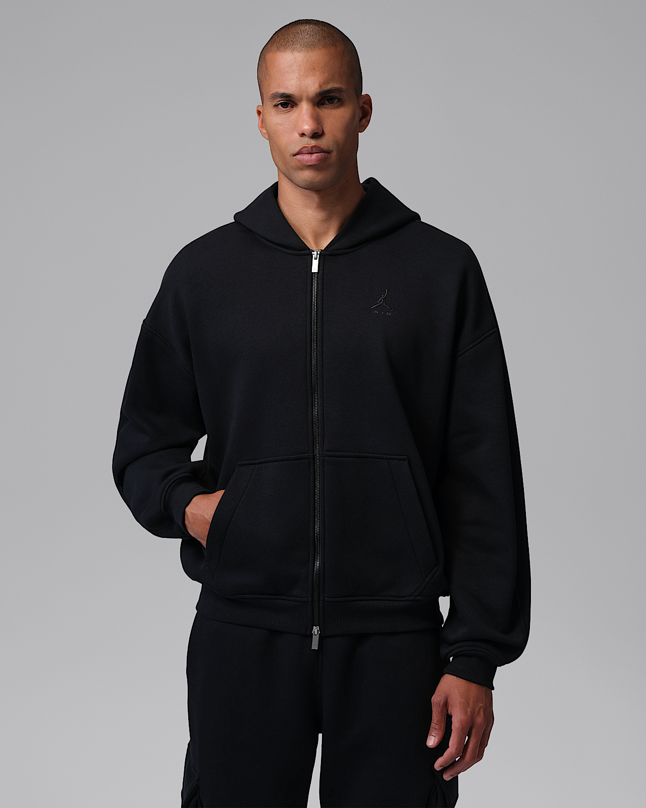 Мужские  Jordan Brooklyn Oversized Fleece Full-Zip