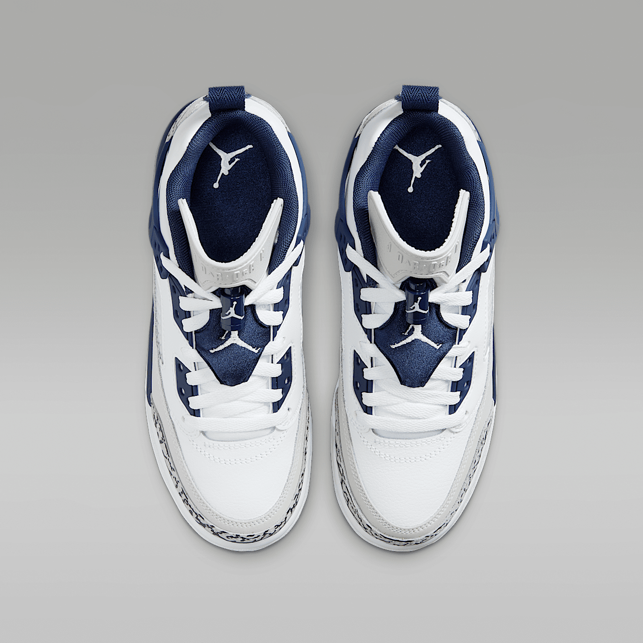 Nike Jordan Spizike Low sneaker Wit/Neutral Grey/Anthracite/Midnight Navy