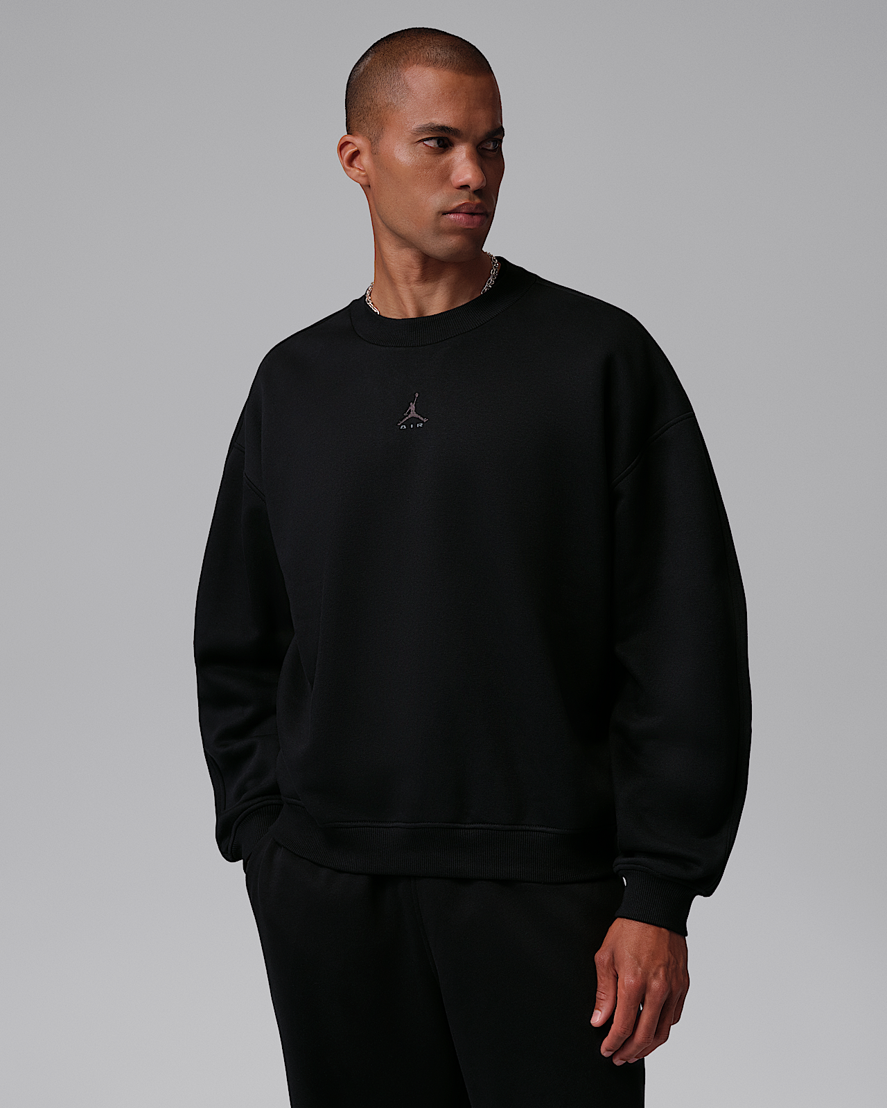 Мужской свитшот Jordan Brooklyn Oversized Fleece Crew-Neck