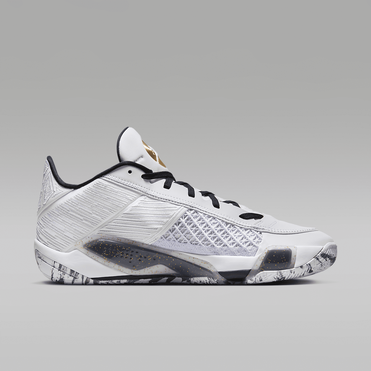 Nike Air Jordan sneaker Wit/Zwart/Pure Platinum/Metallic Gold