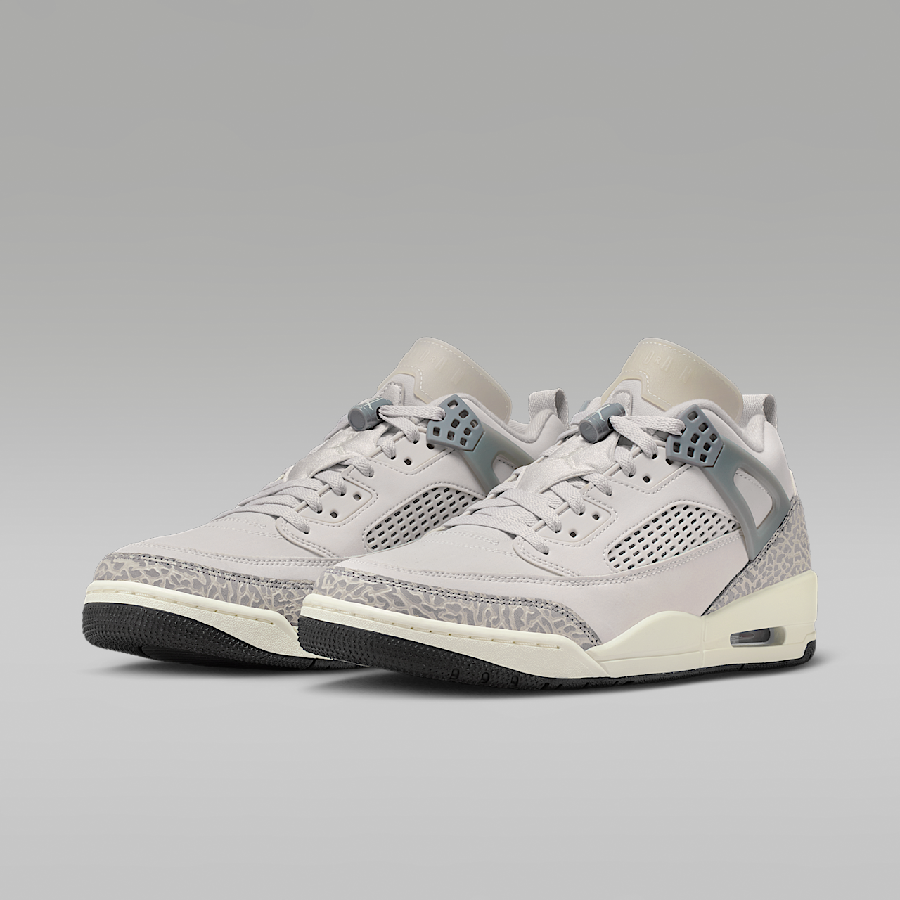 Nike Jordan Spizike Low sneaker Vast Grey/Cool Grey/Zwart/Sail
