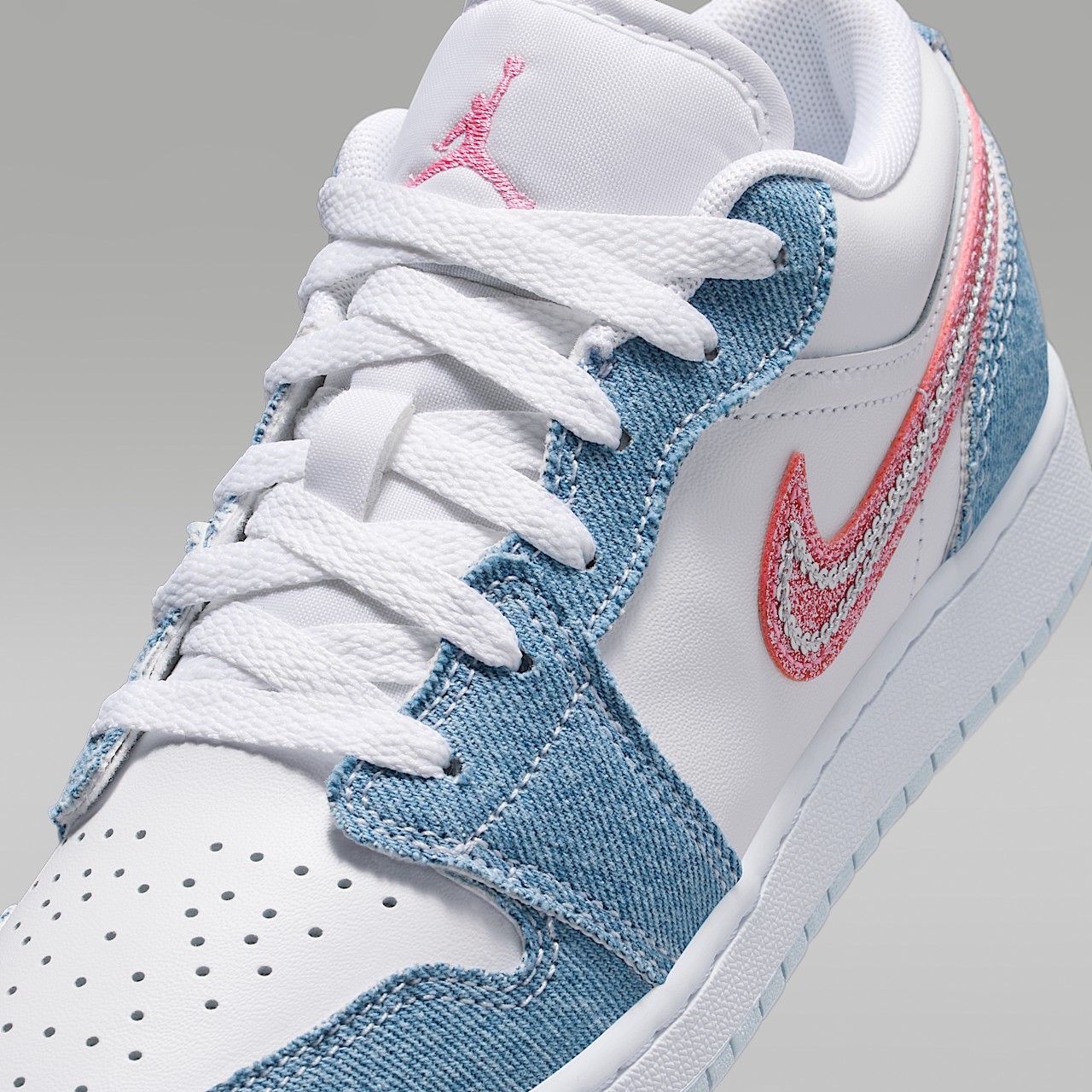 Nike Air Jordan sneaker Cobalt Bliss/Wit/Pink Glow
