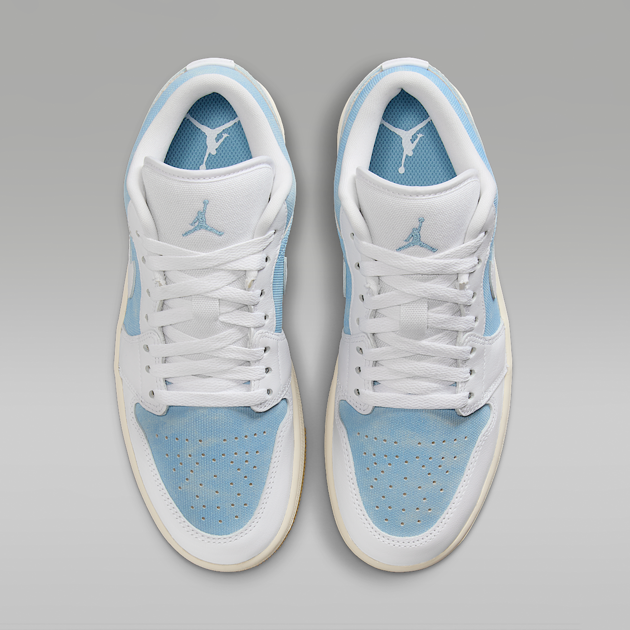 Nike Air Jordan sneaker Worn Blue/Gum Light Brown/Sail/Wit