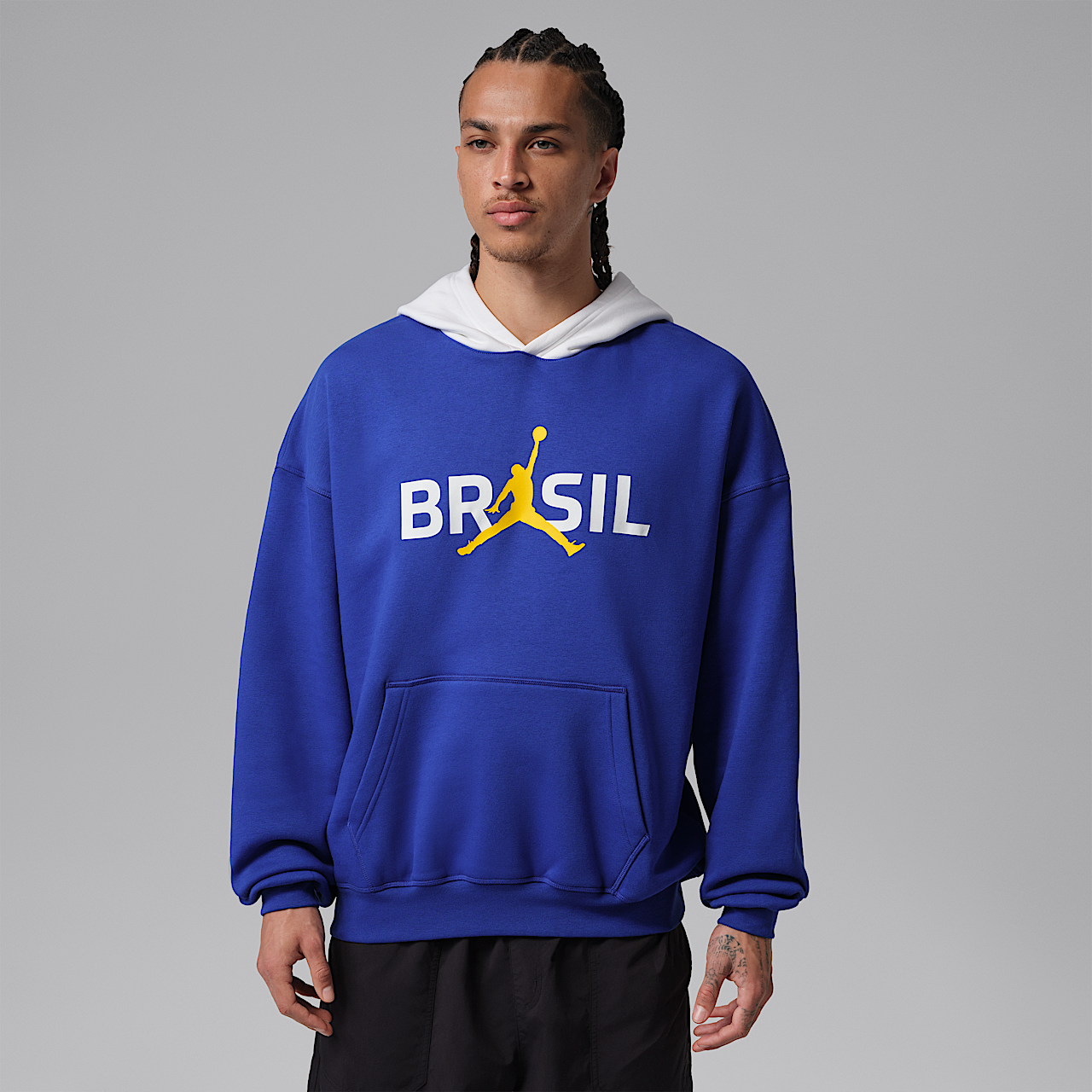 Jordan Brooklyn Fleece (Old Royal/White)