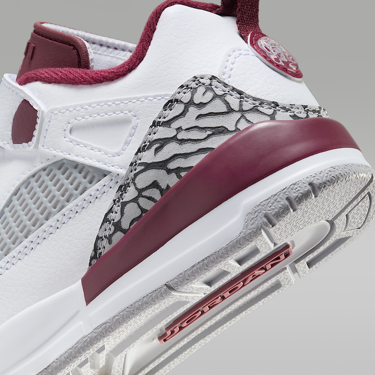 Nike Jordan Spizike Low sneaker Wit/Wolf Grey/Anthracite/Team Red