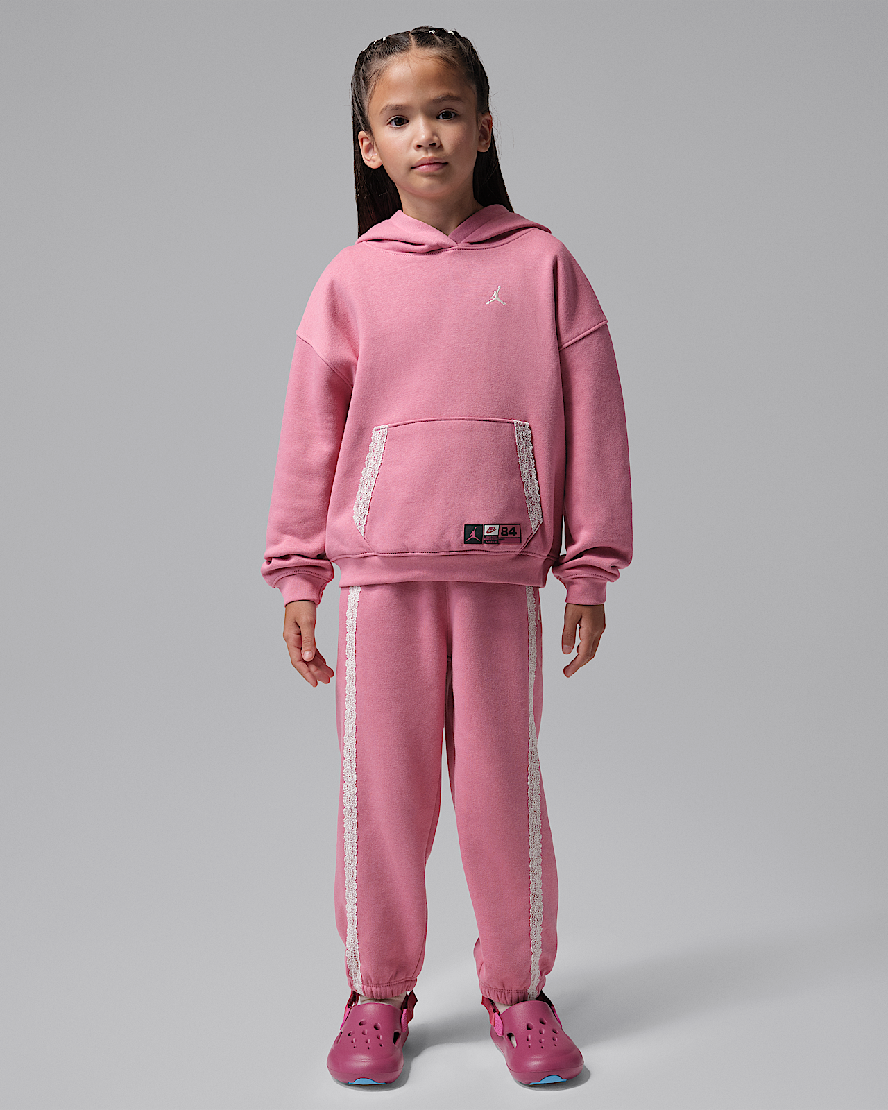 Детское худи Jordan She's An All Star Little Kids' 2-Piece Pullover Hoodie Set