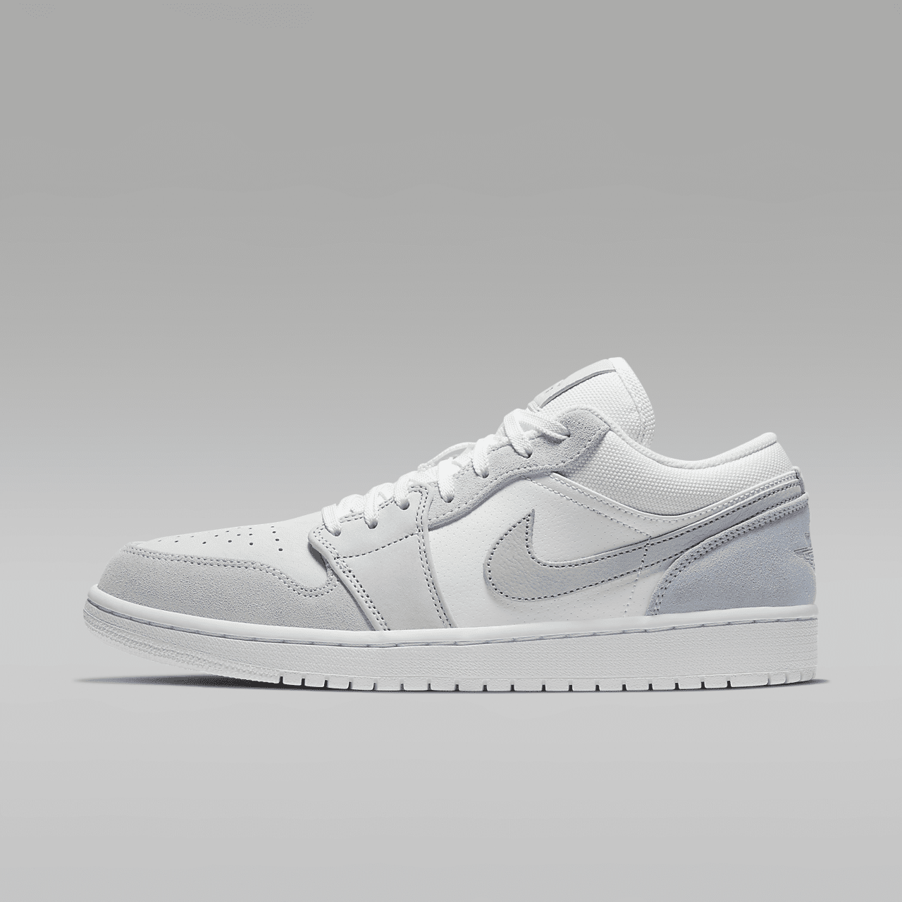 Nike Air Jordan 1 Low sneaker Wit/Football Grey/Summit White/Sky Grey