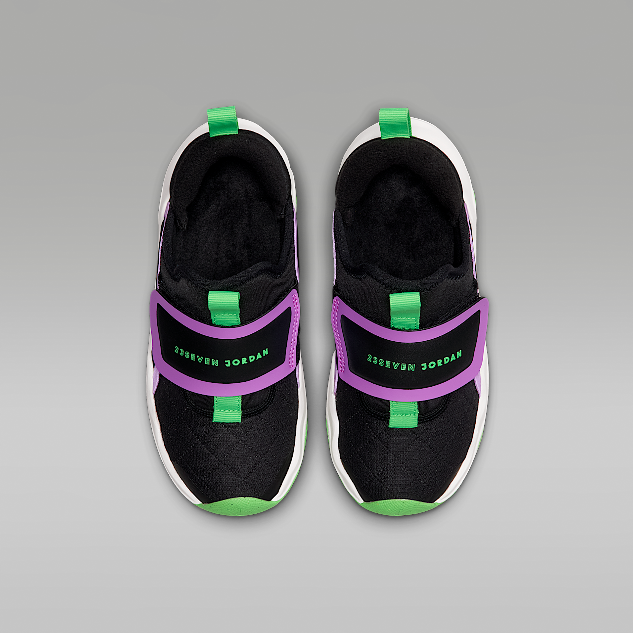 Nike  sneaker Zwart/Laser Purple/Summit White/Scream Green