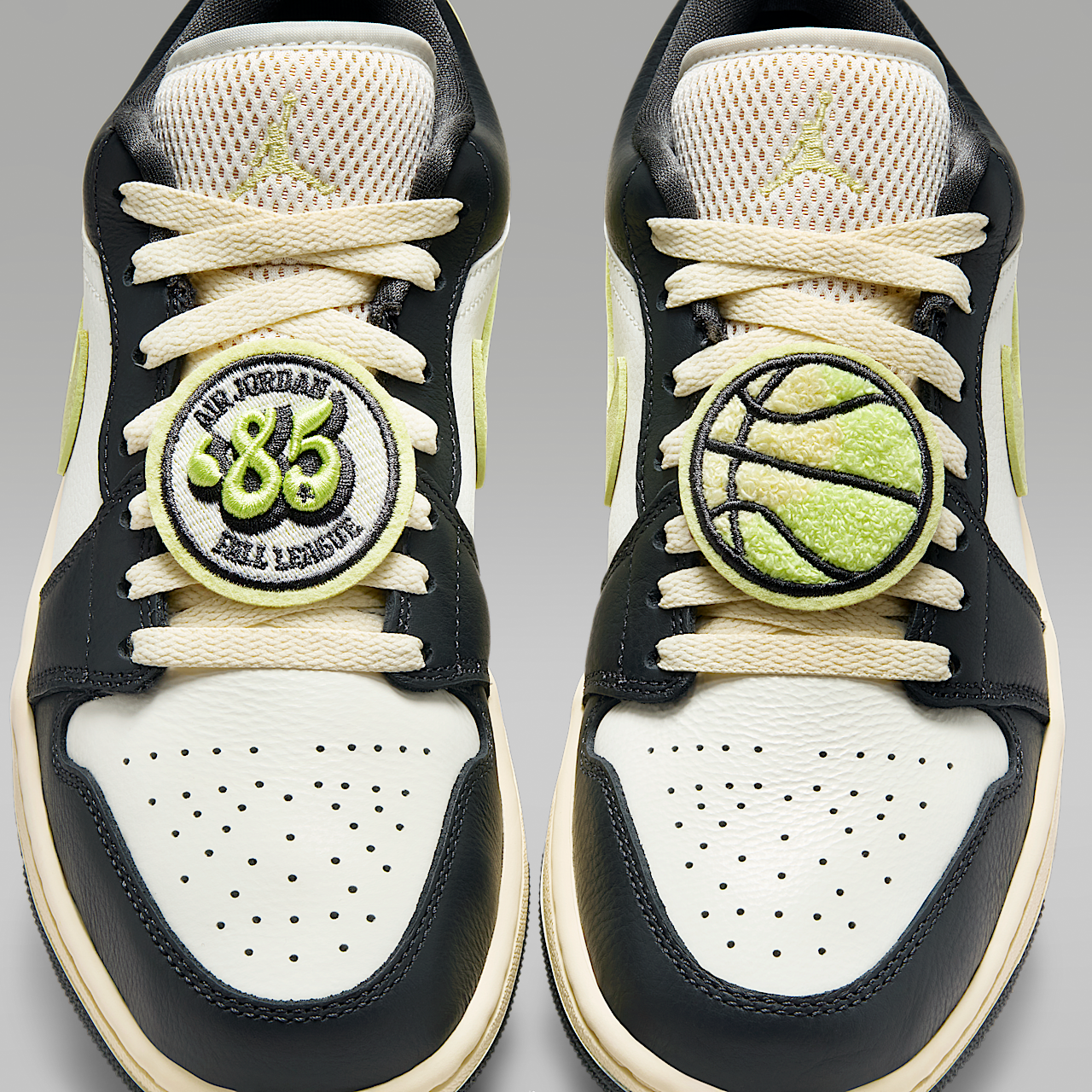 Nike Air Jordan sneaker Anthracite/Sail/Luminous Green