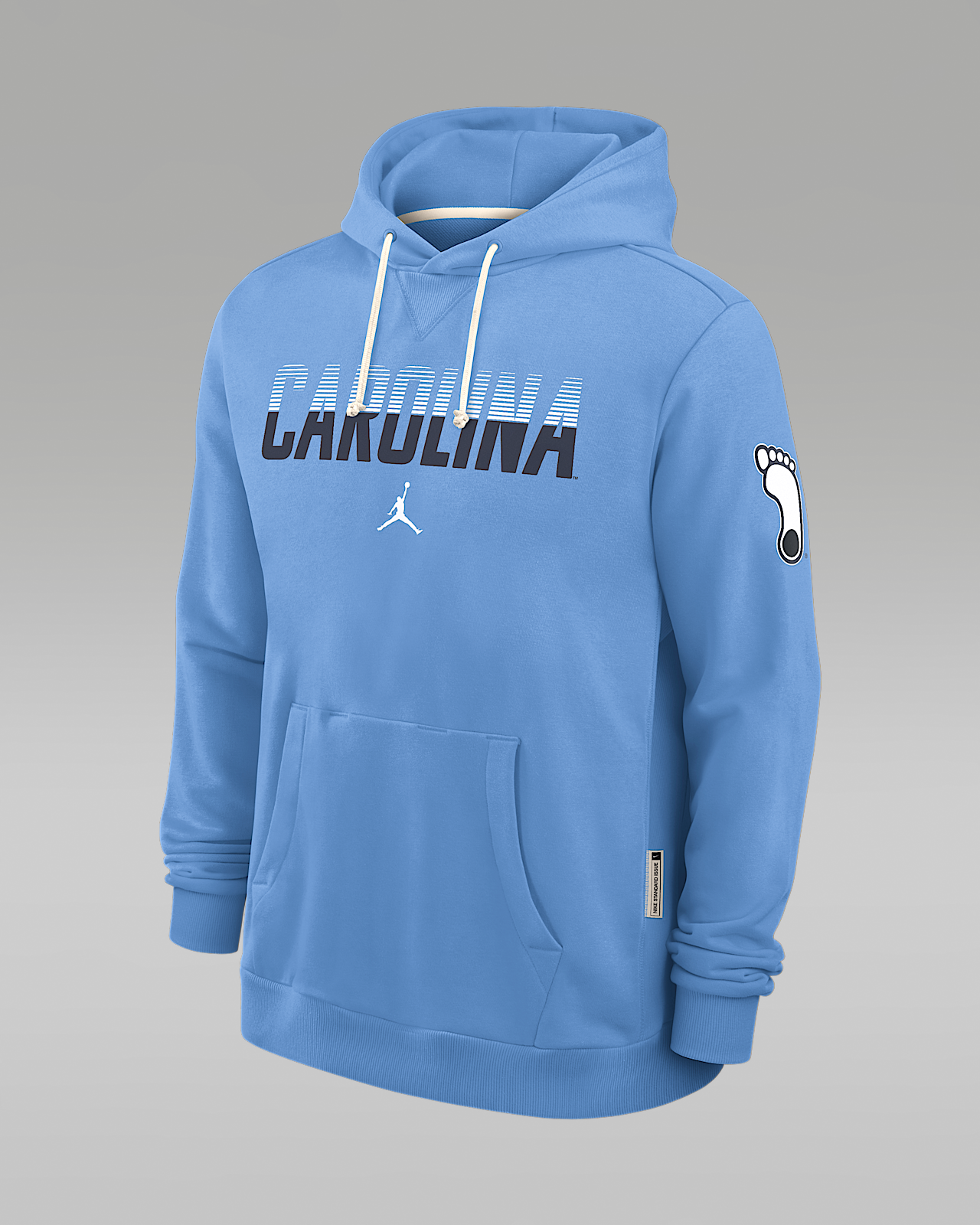 Мужское худи North Carolina Sideline Standard Issue Jordan Brand Dri-FIT College Pullover Hoodie