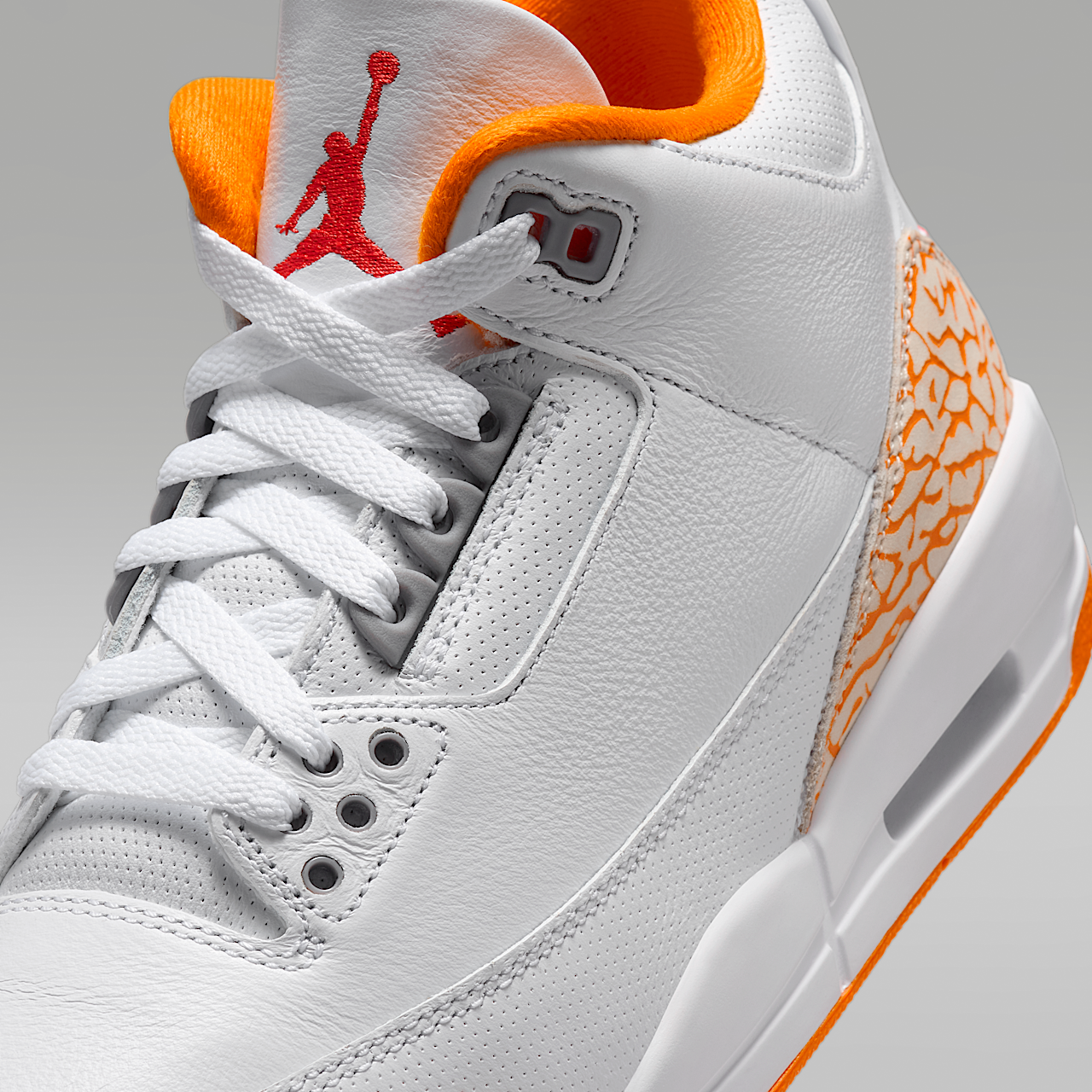 Nike Air Jordan sneaker Wit/Cement Grey/Fire Red/Meerkleurig