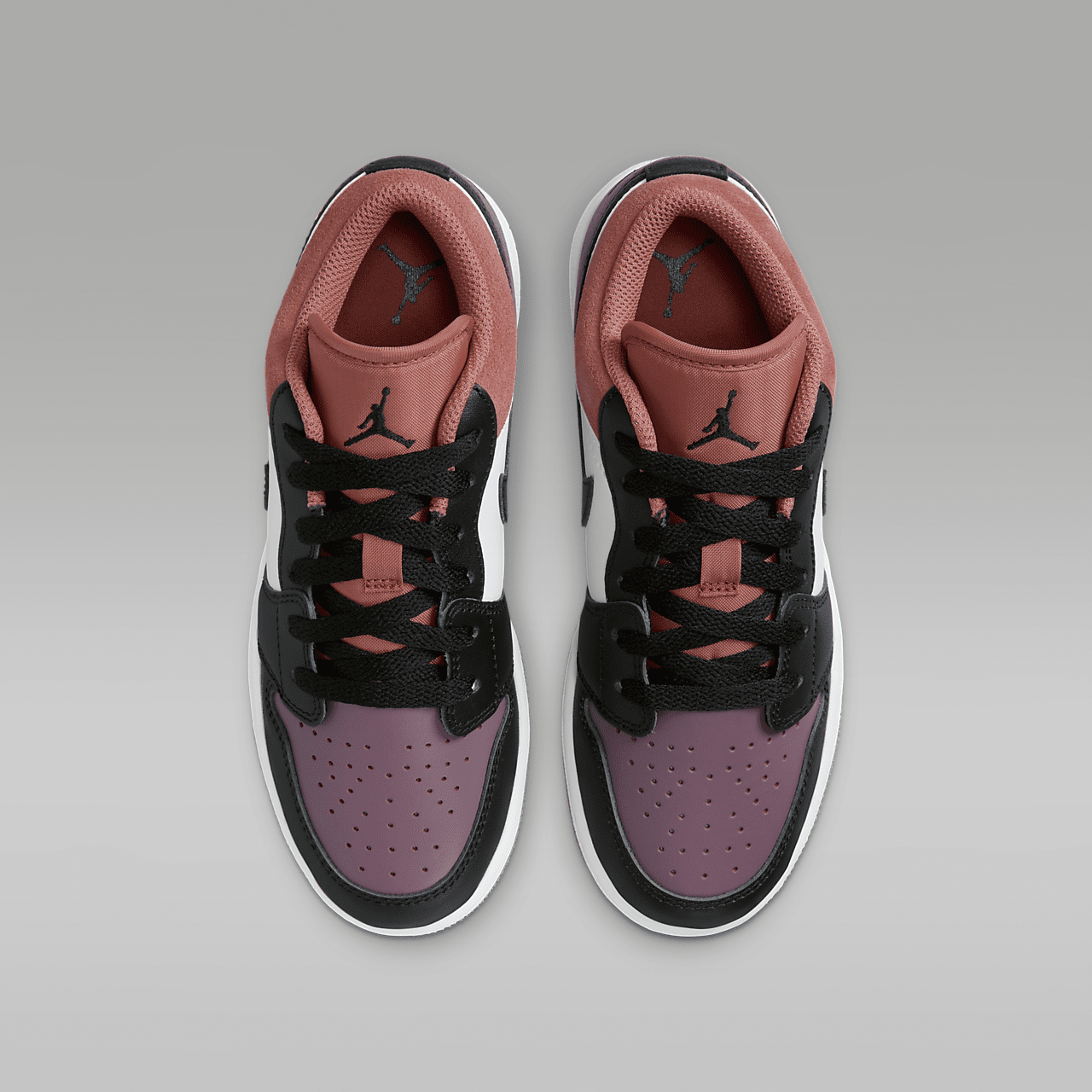 Nike Air Jordan 1 Low sneaker Wit/Sky J Orange/Sky J Mauve/Zwart