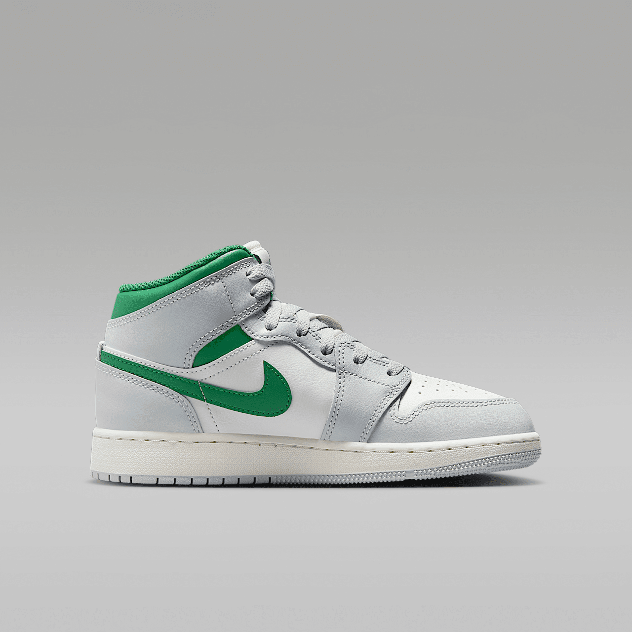 Nike Air Jordan 1 Mid sneaker Summit White/Pure Platinum/Sail/Pine Green