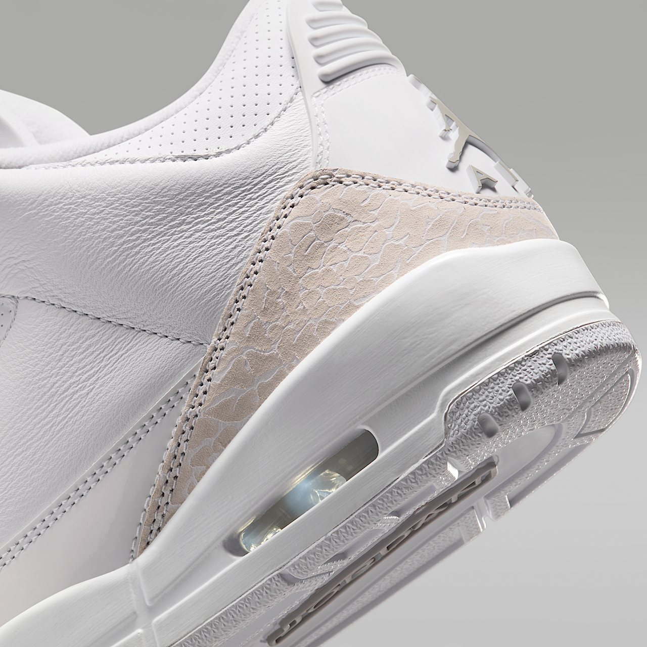Nike Air Jordan sneaker Wit/Wit/Metallic Silver