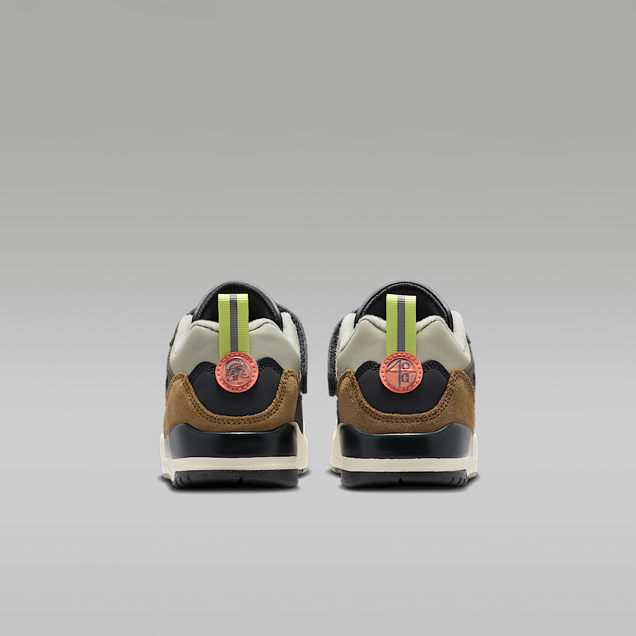 Nike Jordan Spizike Low sneaker Anthracite/Light Wild Mango/Cargo Khaki/Spruce Fog
