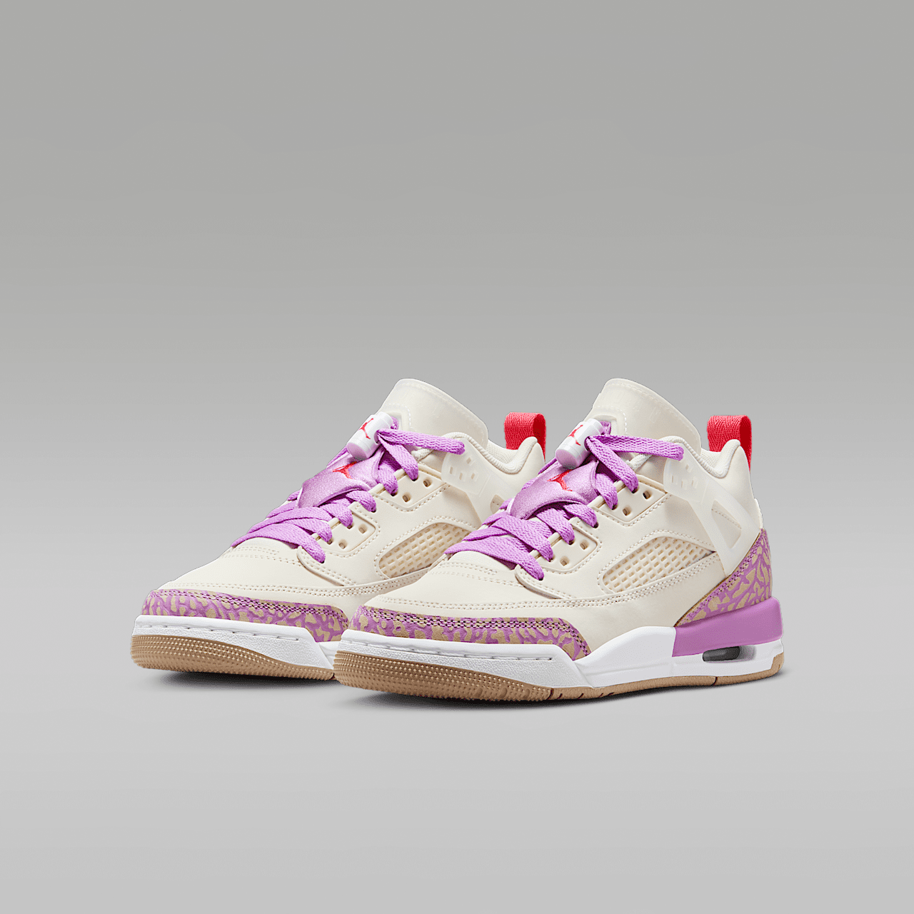 Nike Jordan Spizike Low sneaker Pale Ivory/Rush Fuchsia/Desert/Fusion Red
