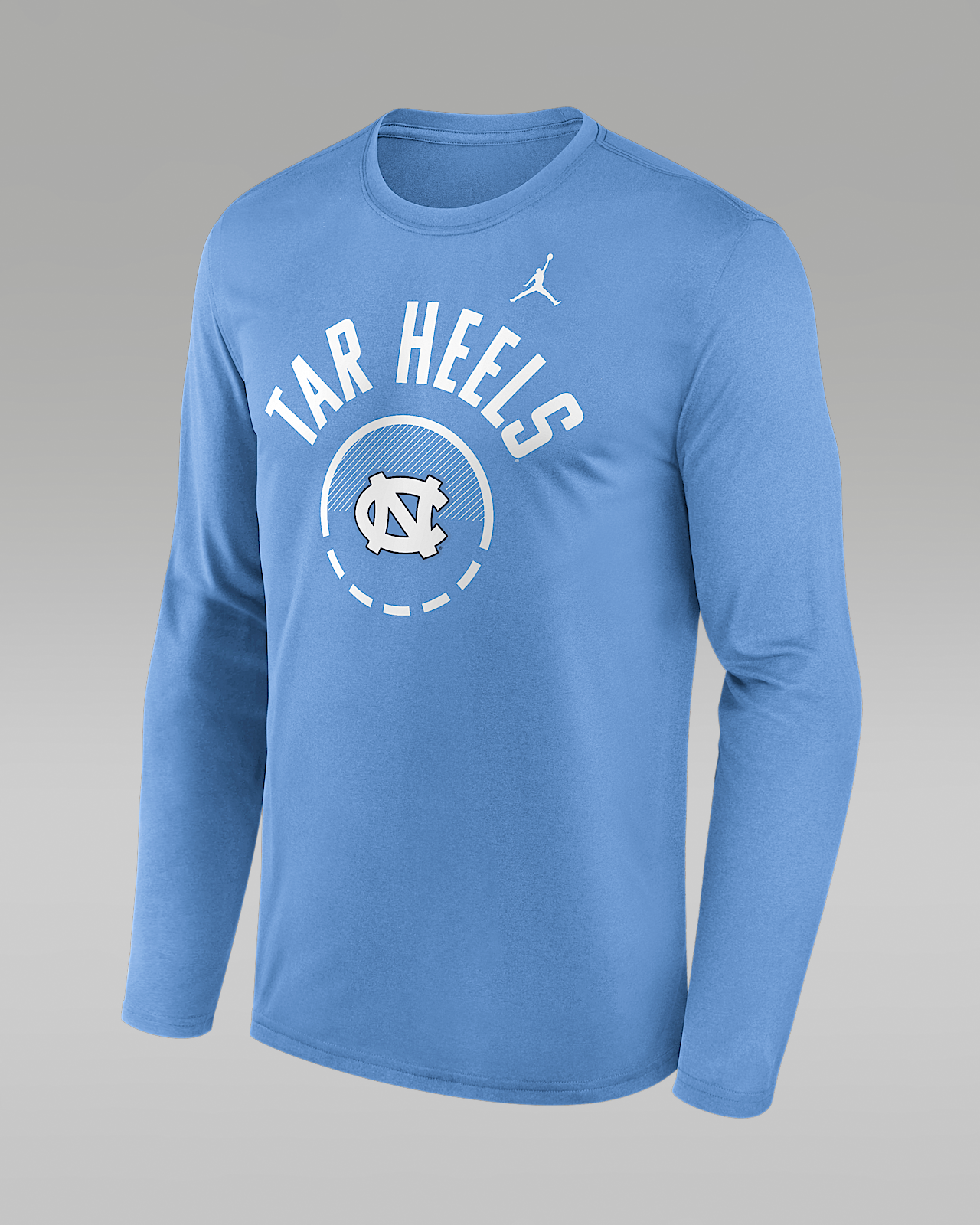 Мужская футболка North Carolina Courtside Jordan Brand Dri-FIT College Long-Sleeve