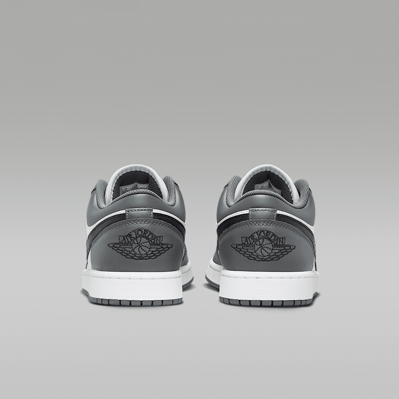 Nike Air Jordan 1 Low sneaker Wit/Iron Grey/Zwart