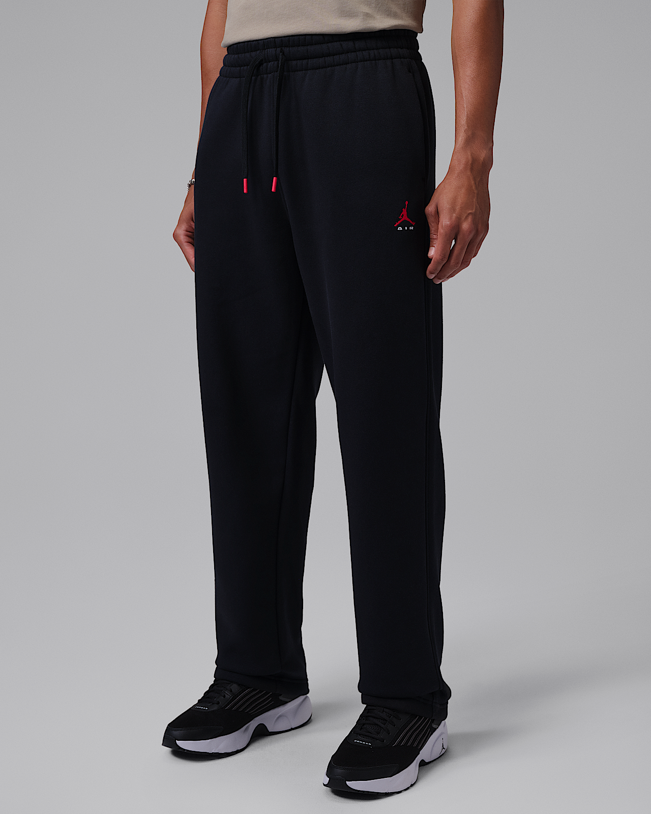 Мужские  Jordan Brooklyn Statement Fleece Open-Hem Pants
