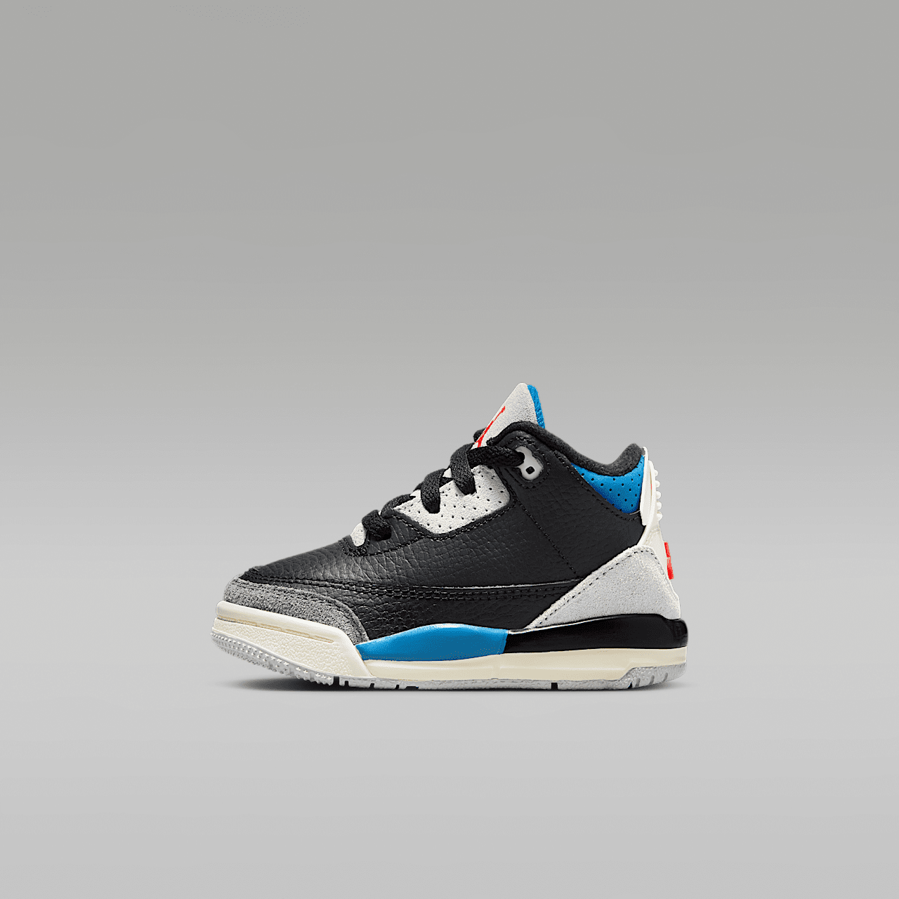 jordan 3 blue black white