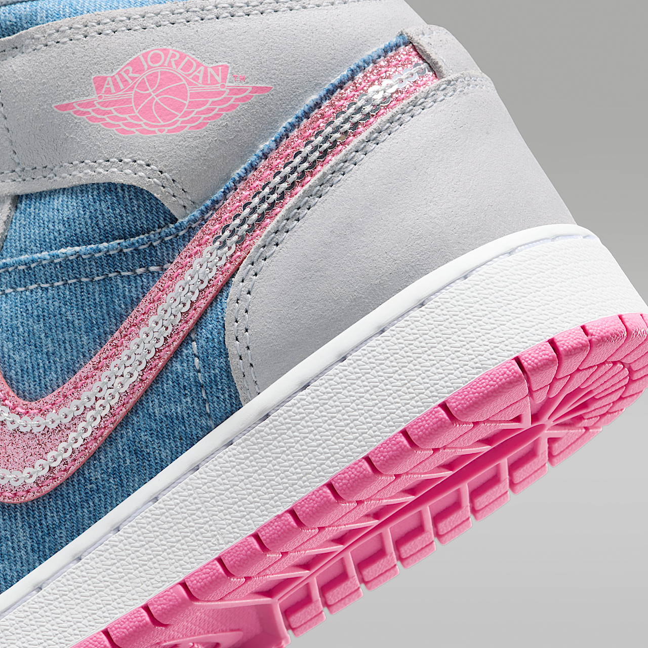 Nike Air Jordan sneaker Cobalt Bliss/Wit/Pink Glow
