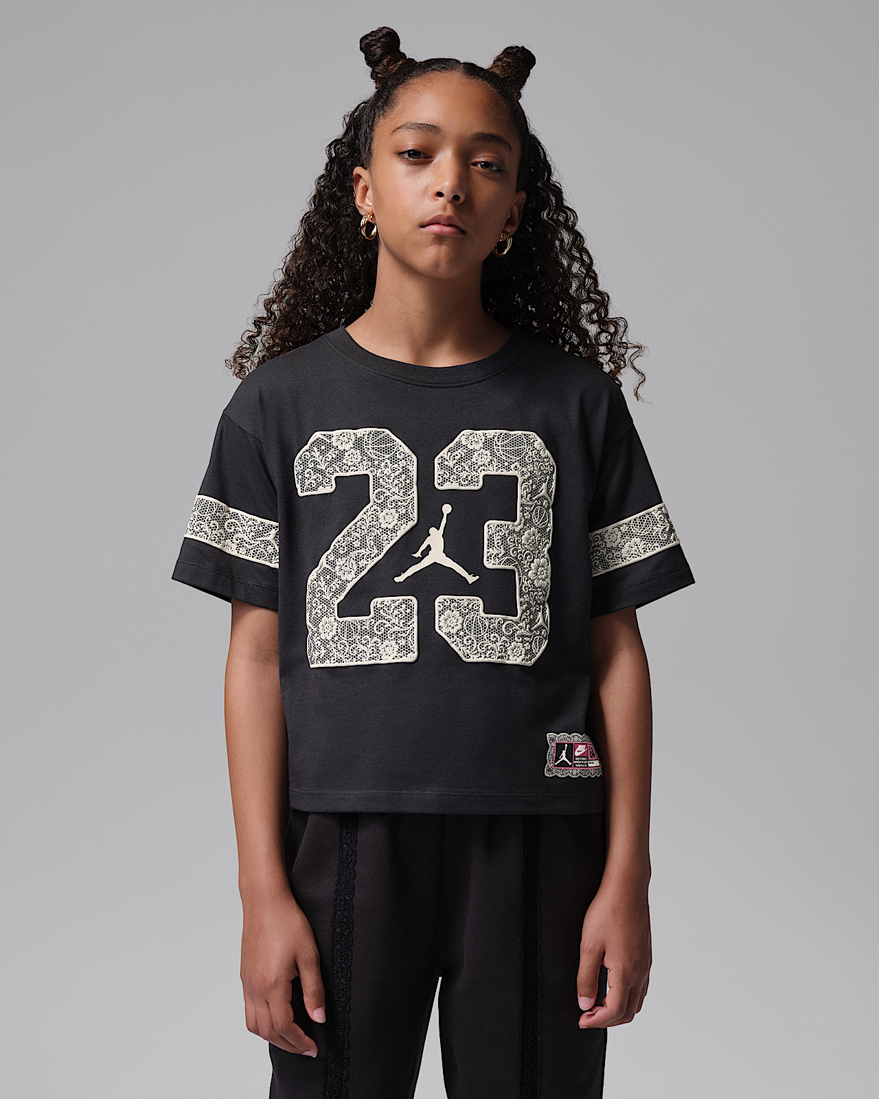 Детская футболка Jordan Big Kids' Floral Lace