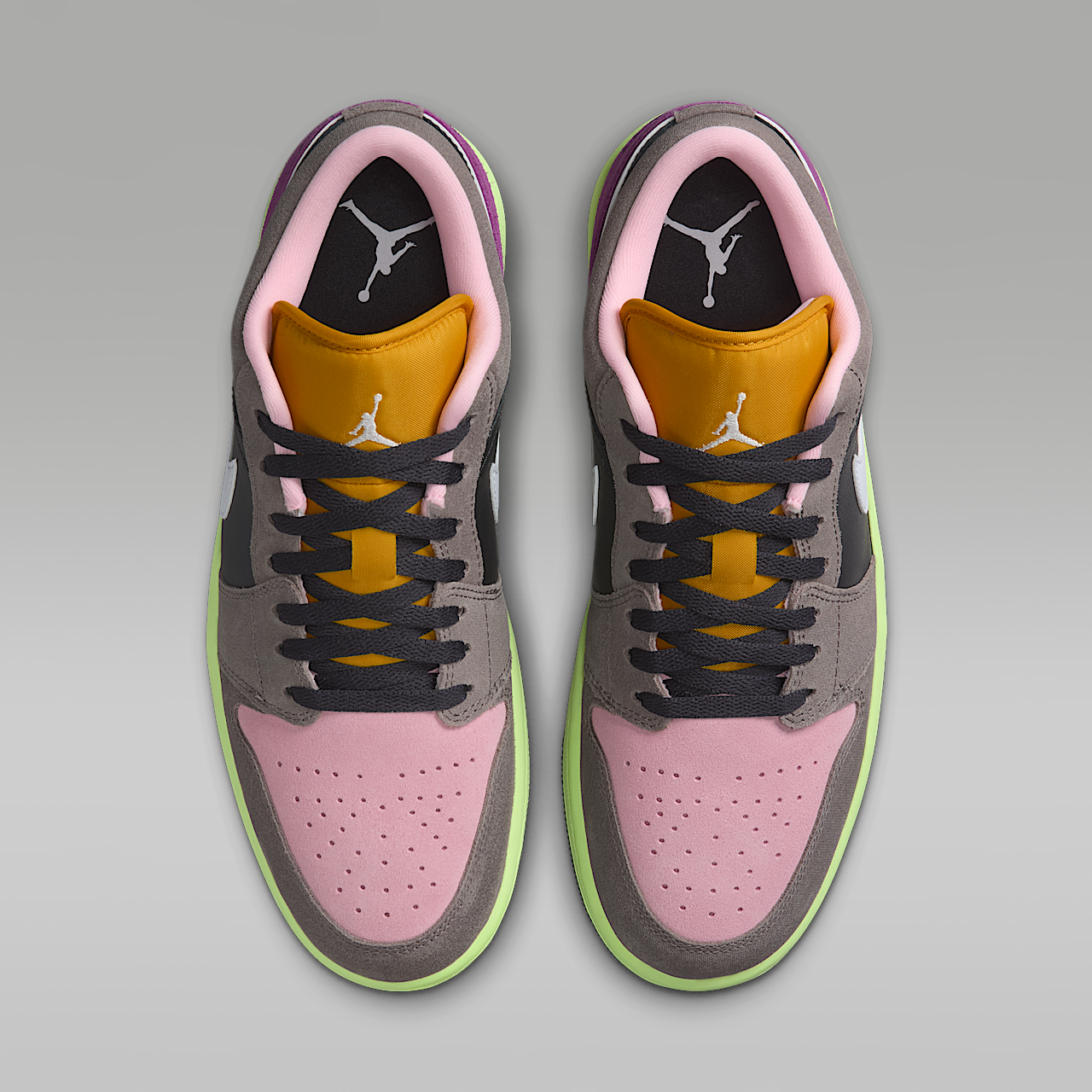 Nike Air Jordan sneaker Oil Grey/Cave Stone/Arctic Punch/Wit
