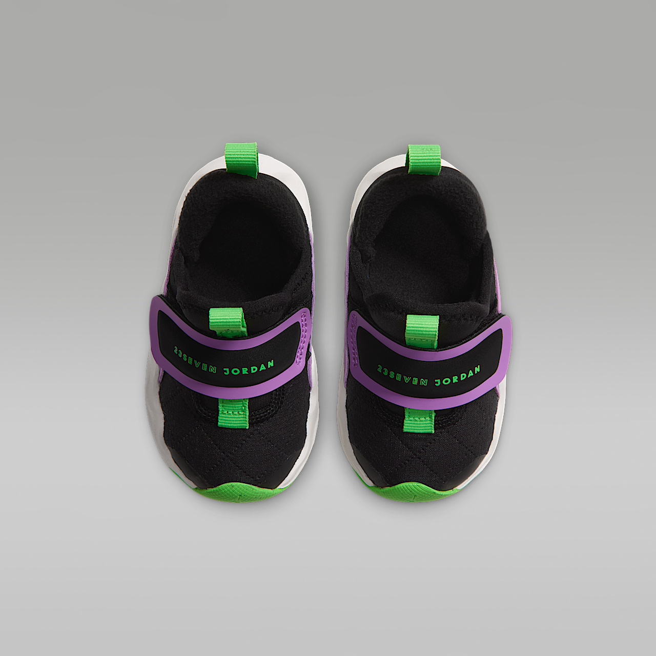 Nike  sneaker Zwart/Laser Purple/Summit White/Scream Green