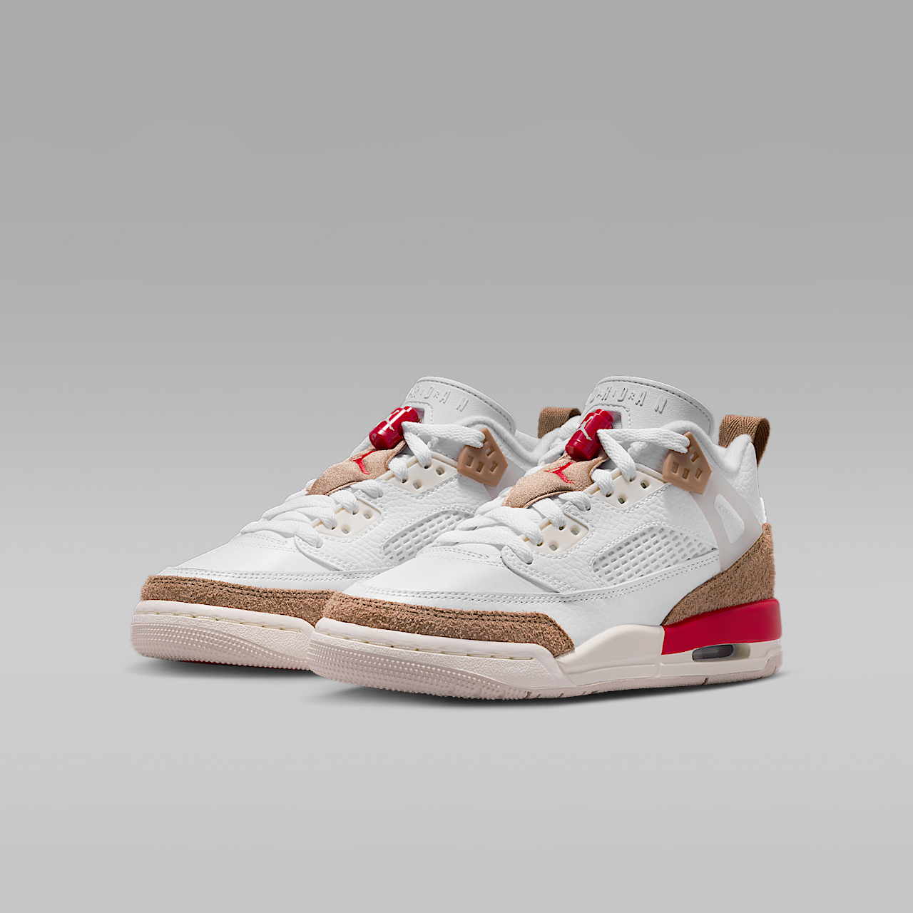 Nike Jordan Spizike Low sneaker Wit/Desert Camo/Sail/Fire Red