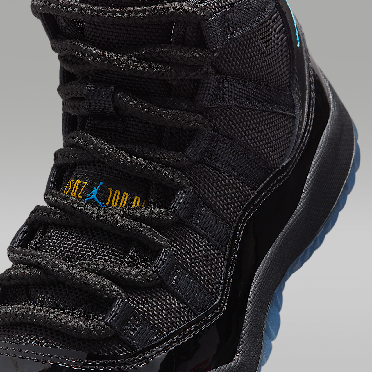 Nike  sneaker Zwart/Zwart/Varsity Maize/Gamma Blue