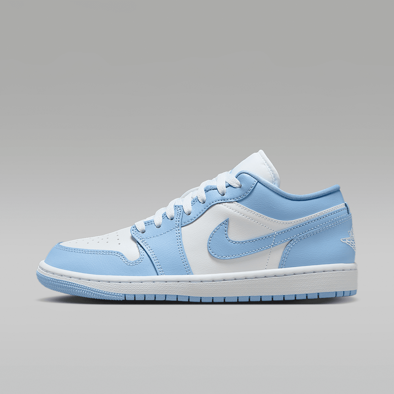 Nike Air Jordan 1 Low sneaker Wit/Aluminum