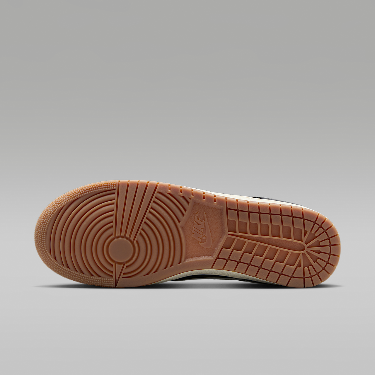 Nike Air Jordan sneaker Zwart/Anthracite/Gum Medium Brown/Summit White