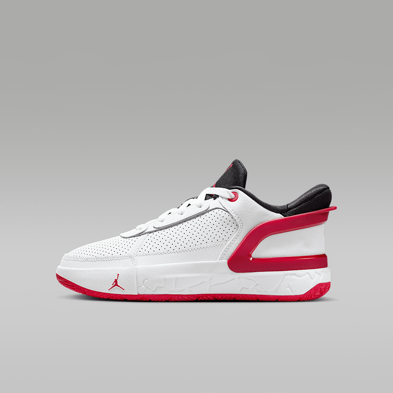 Nike  sneaker Wit/Zwart/Wolf Grey/University Red