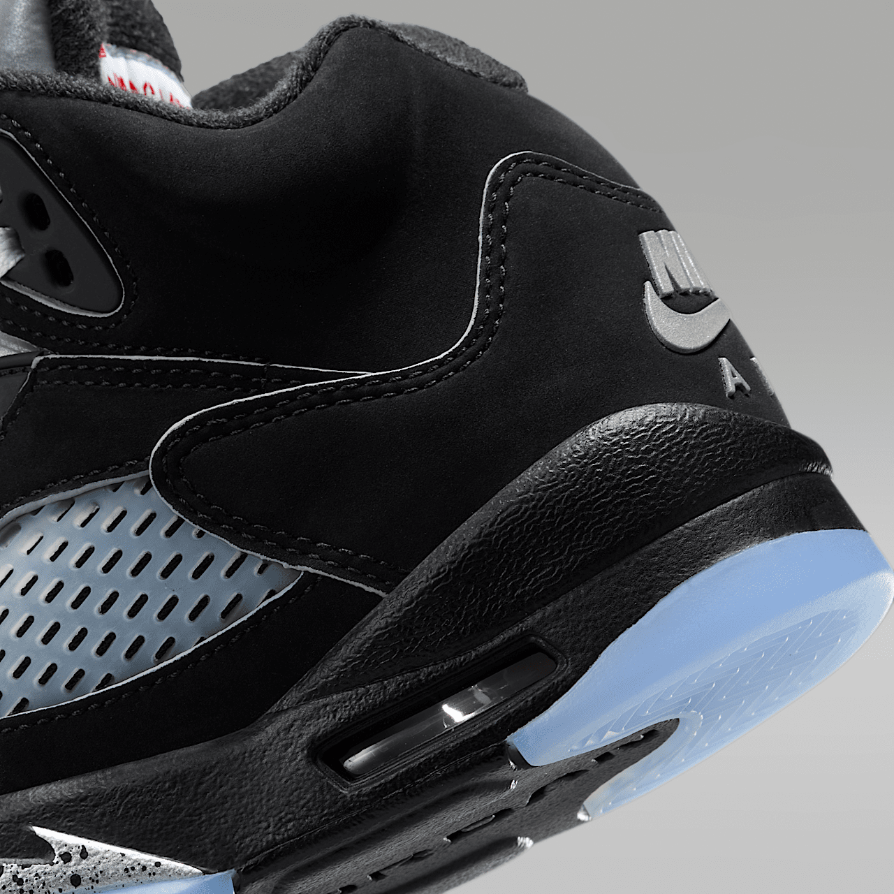 Nike Air Jordan sneaker Zwart/Metallic Silver/Fire Red/Wit