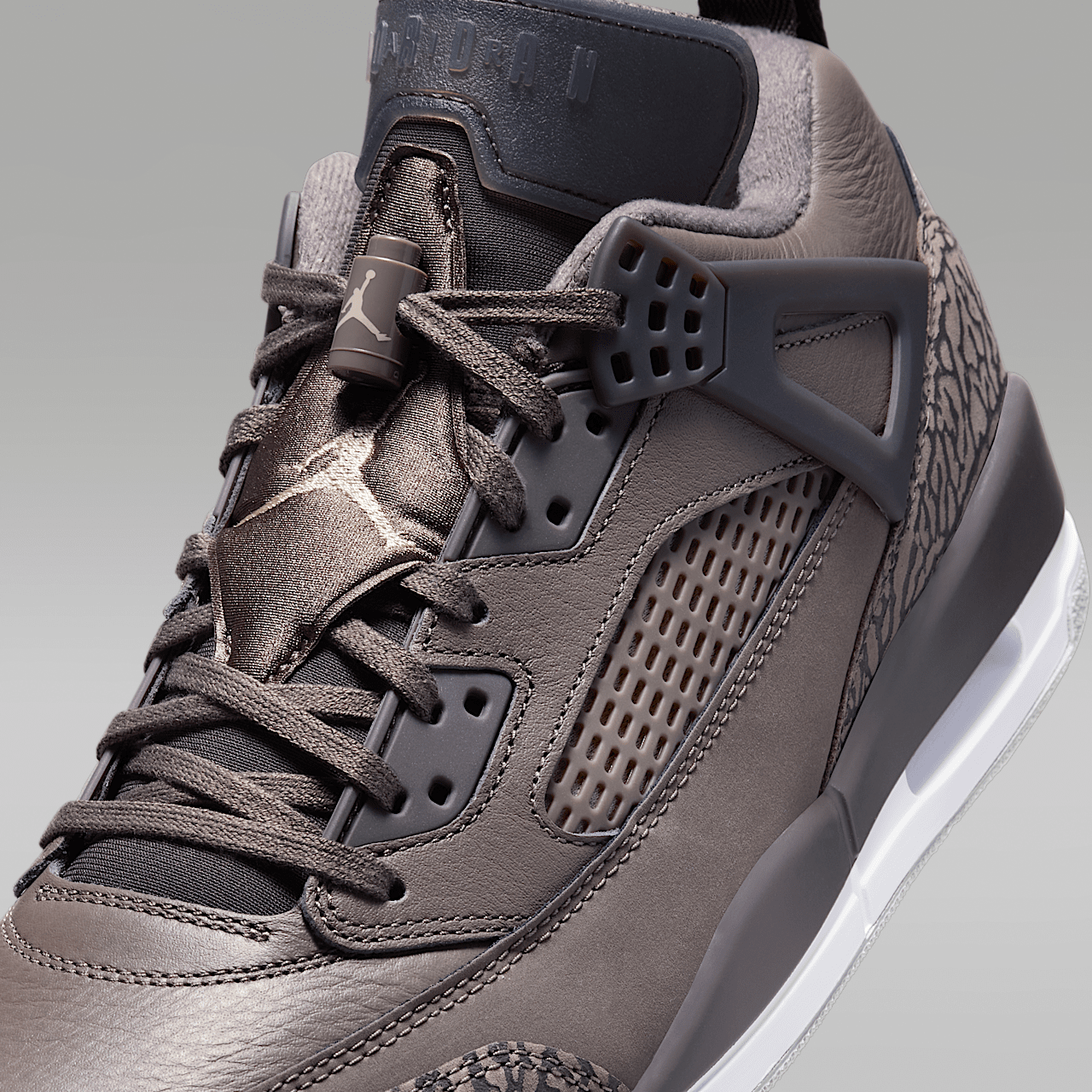 Nike Jordan Spizike Low sneaker Cave Stone/Anthracite/Medium Ash/Rattan