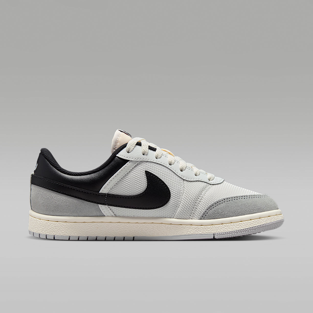Nike Air Jordan sneaker Summit White/Light Smoke Grey/Sail/Zwart