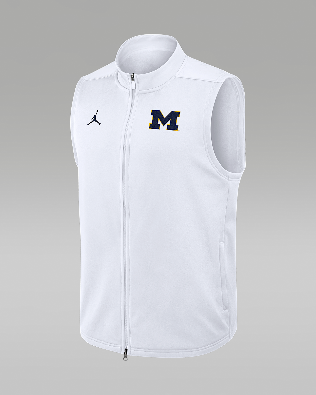 Мужская безрукавка Michigan Primetime Victory Jordan Brand Therma-FIT College Full-Zip Vest