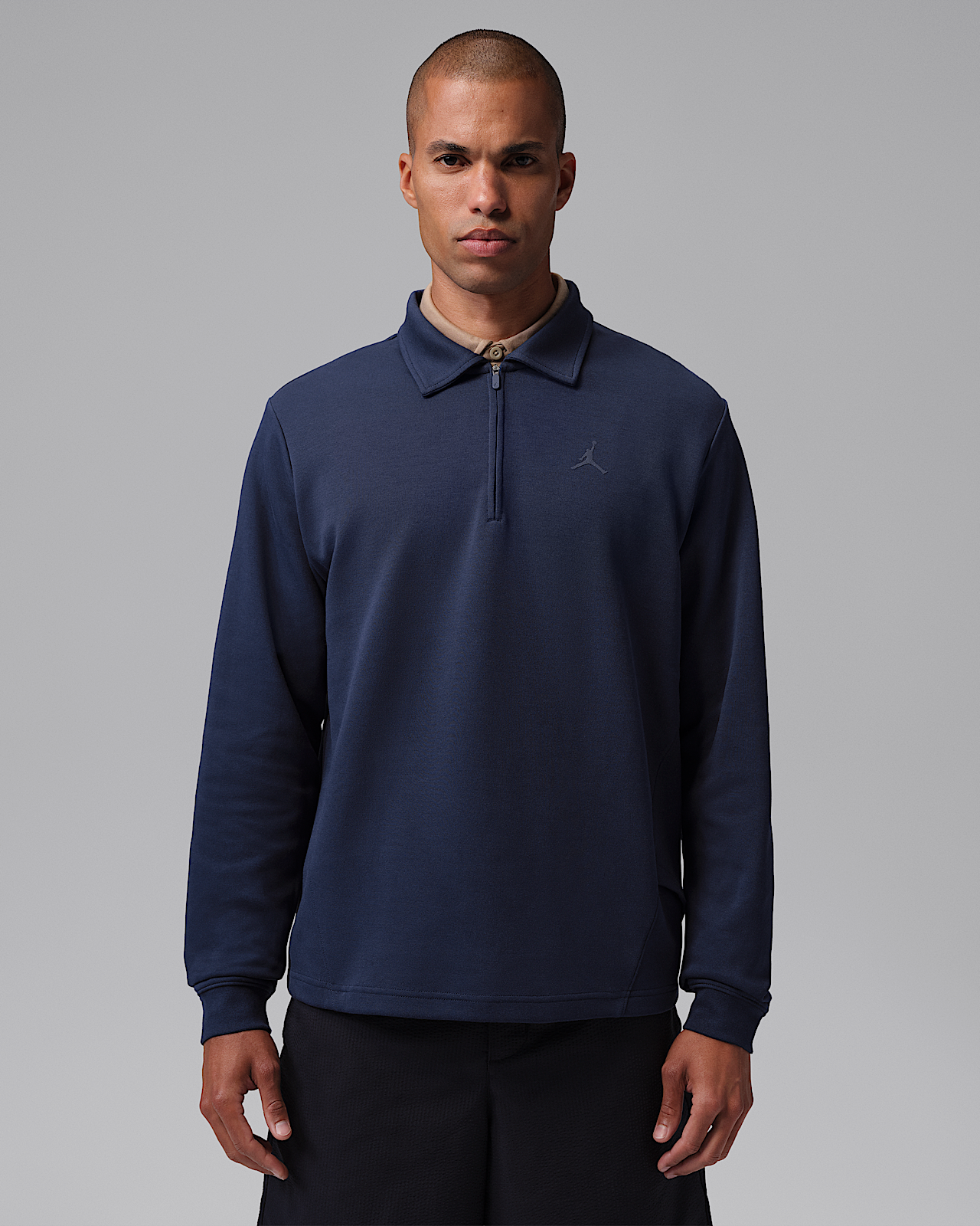 Мужские  Jordan 1/2-Zip Collared Long-Sleeve Golf Top
