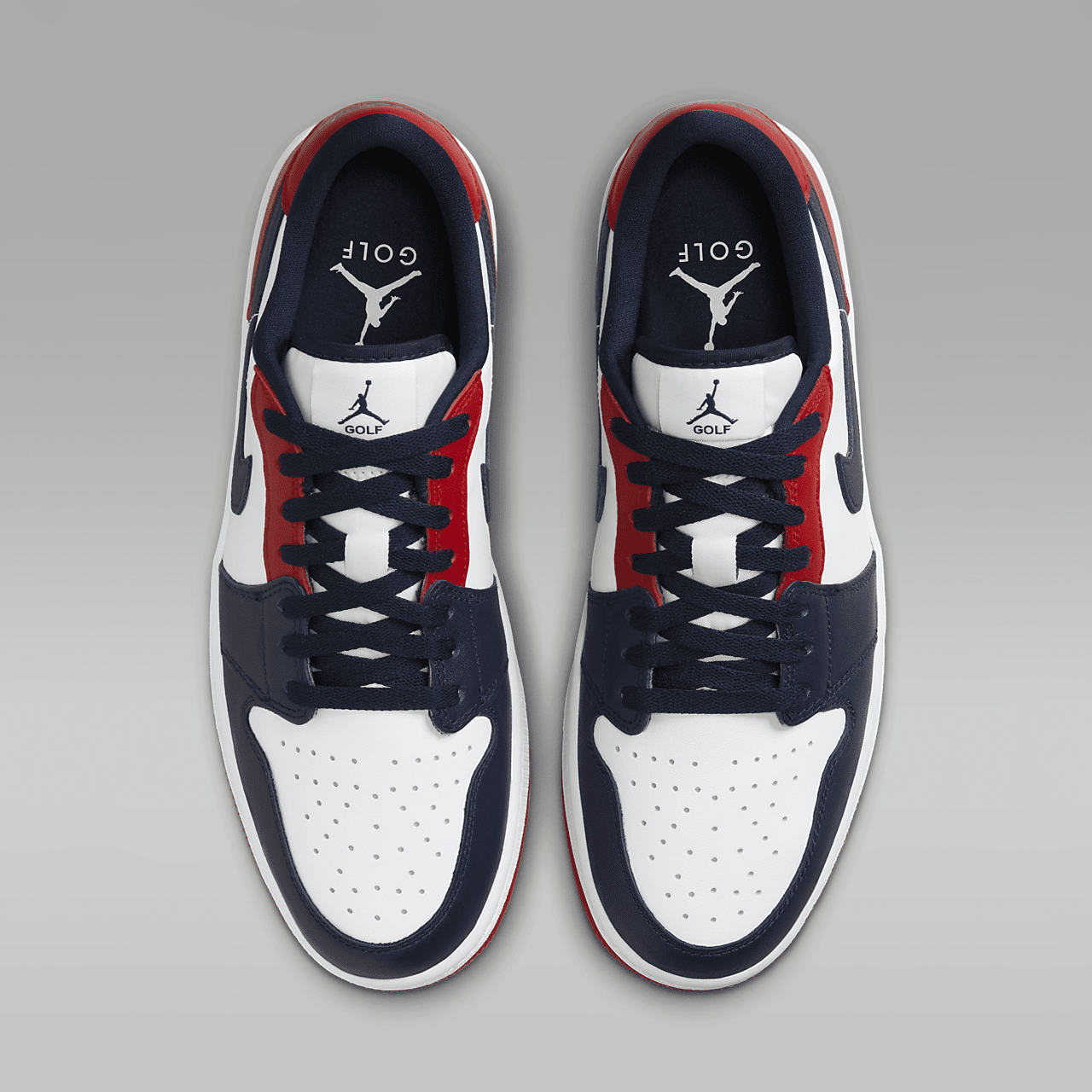 Nike Air Jordan 1 Low sneaker Wit/Varsity Red/Obsidian