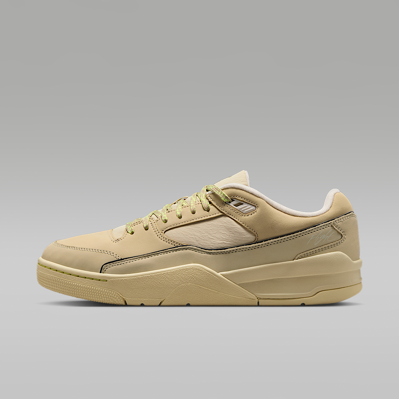 Jordan Flight Court (Light Khaki/Desert Khaki/Light Lemon Twist/Phantom)