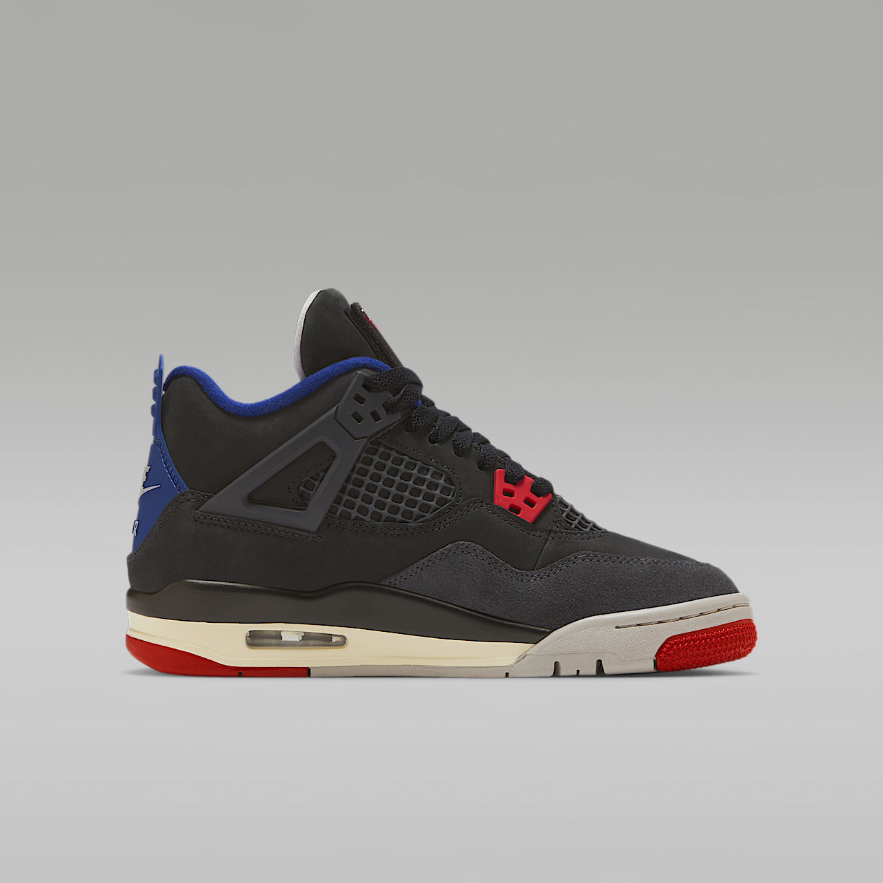 Nike Air Jordan sneaker Zwart/Deep Royal Blue/Dark Smoke Grey/Fire Red