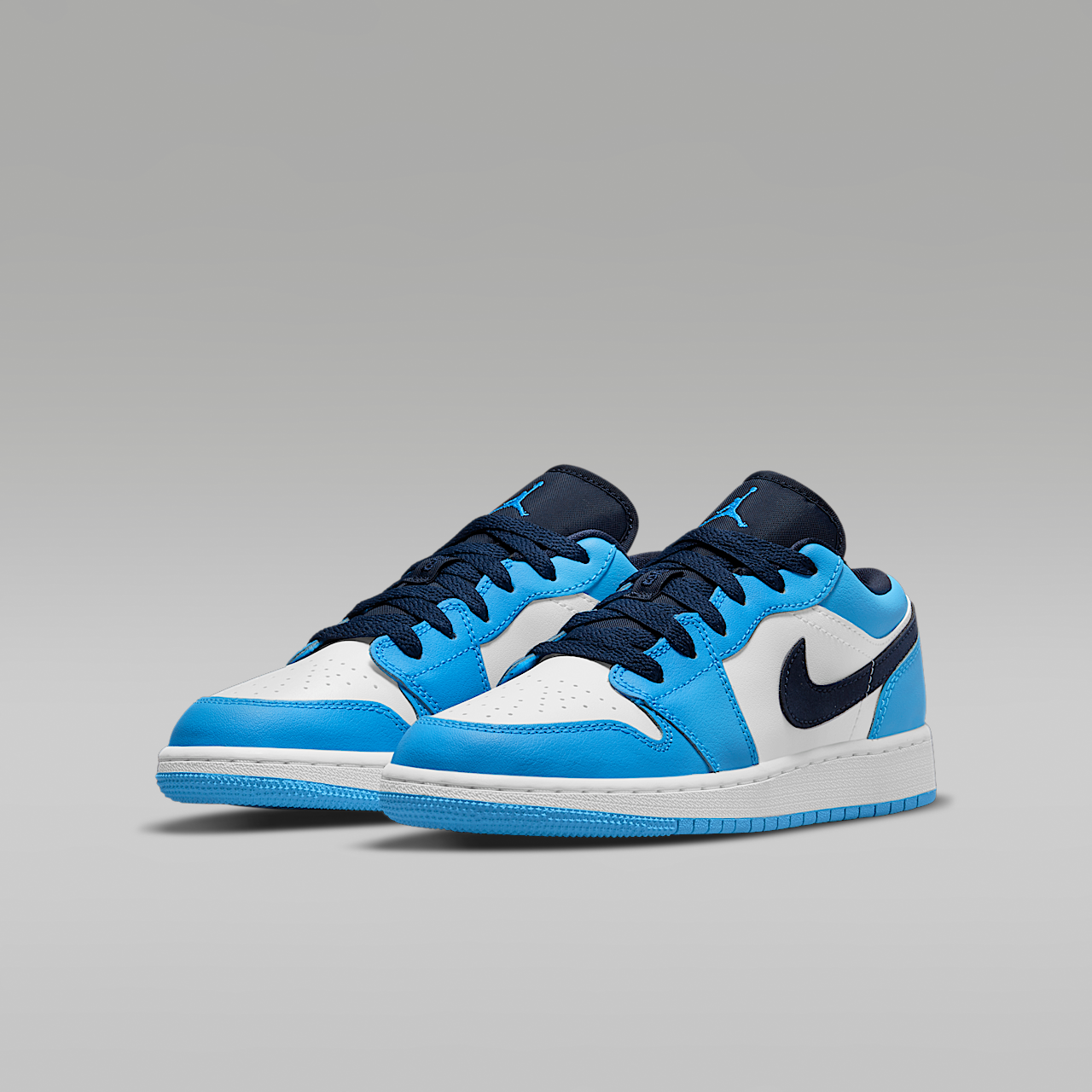Nike Air Jordan 1 Low sneaker Wit/Obsidian/Dark Powder Blue