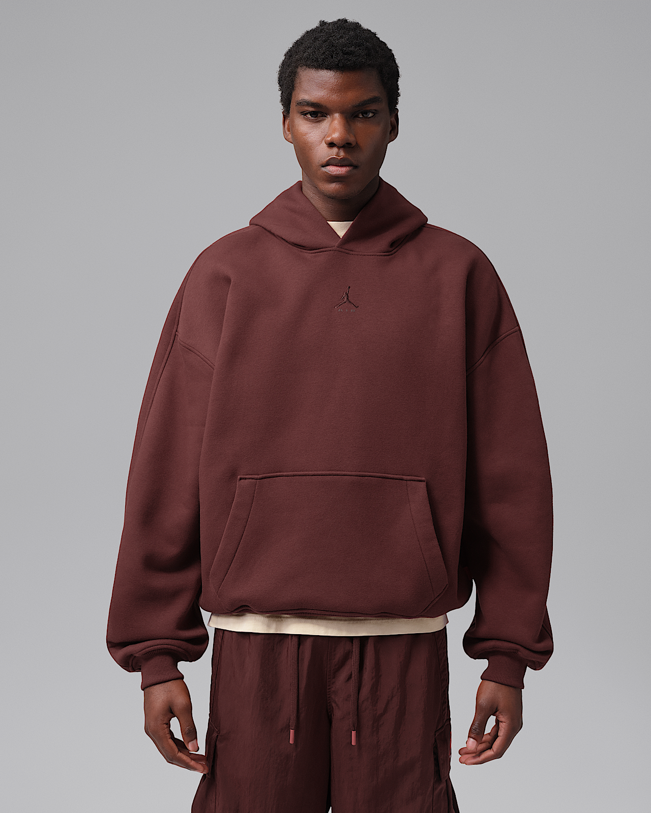 Мужское худи Jordan Brooklyn Oversized Fleece Pullover Hoodie