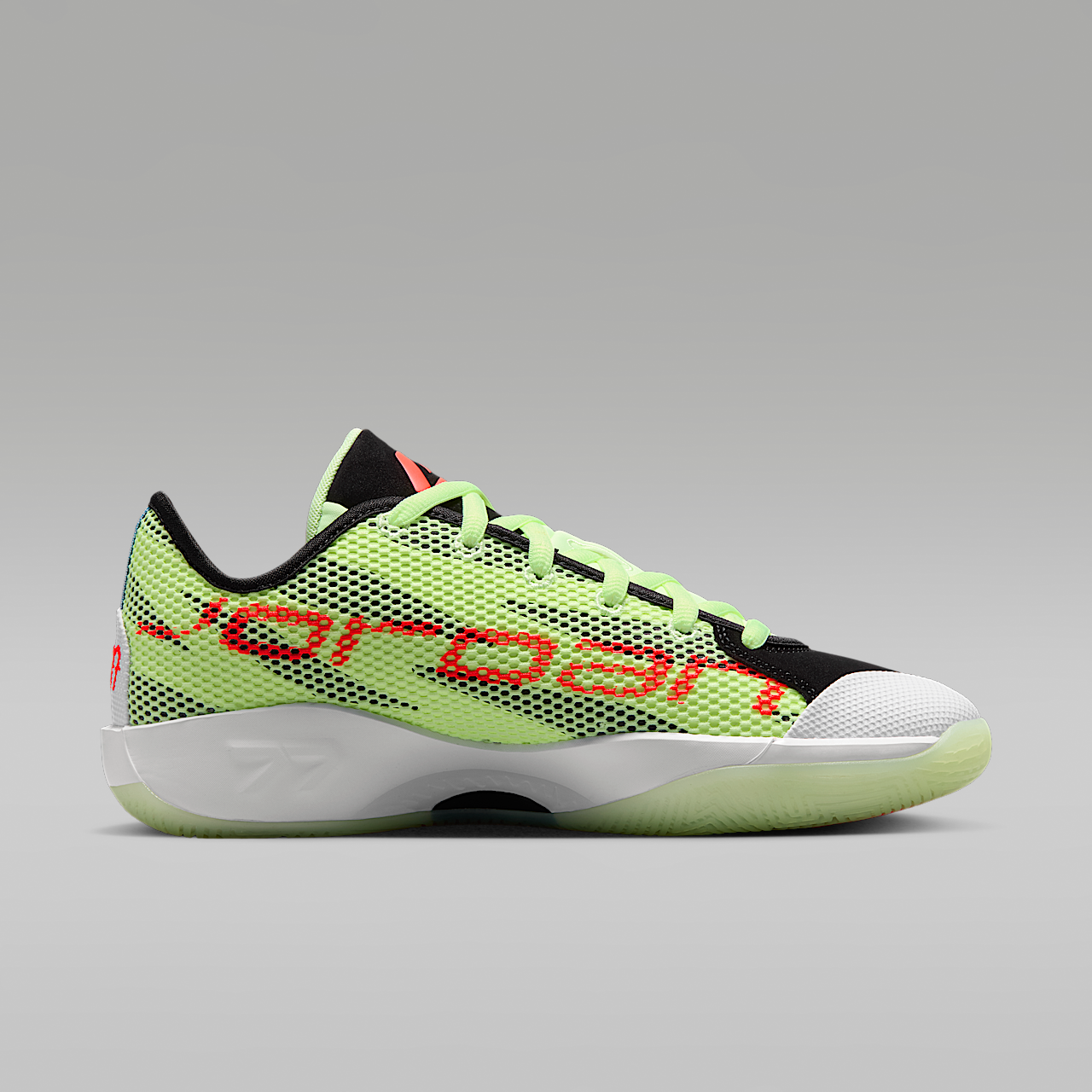 Nike  sneaker Barely Volt/Zwart/Wit/Infrared 23